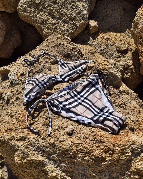 burberry monogram print bikini|Burberry monogram bikini.